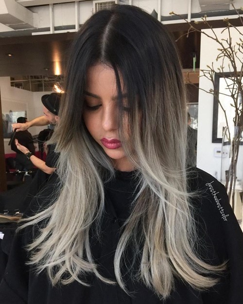 Perfect-Ombre-Silver-Hair-Trend-